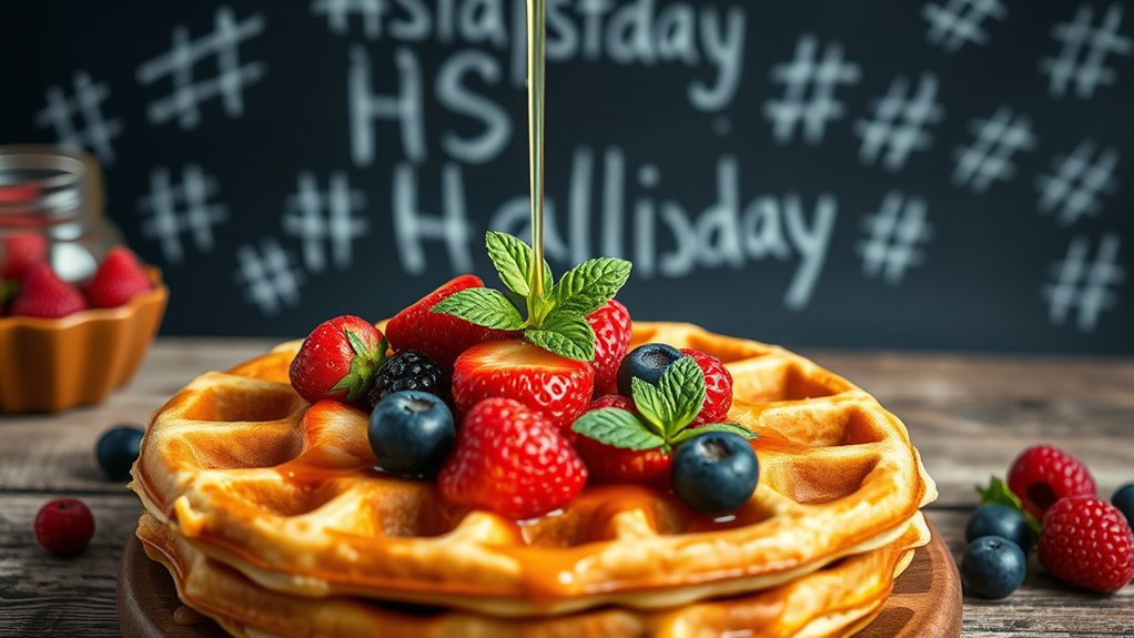 optimized food holiday hashtags