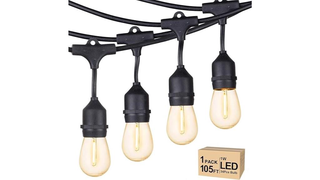 outdoor commercial dimmable string