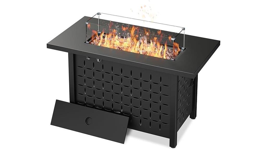 outdoor gas fire pit