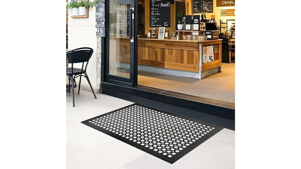 outdoor rubber restaurant mats