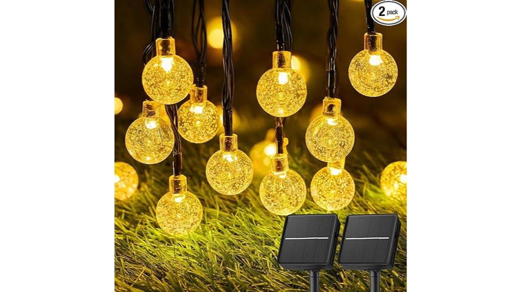 outdoor solar string lights