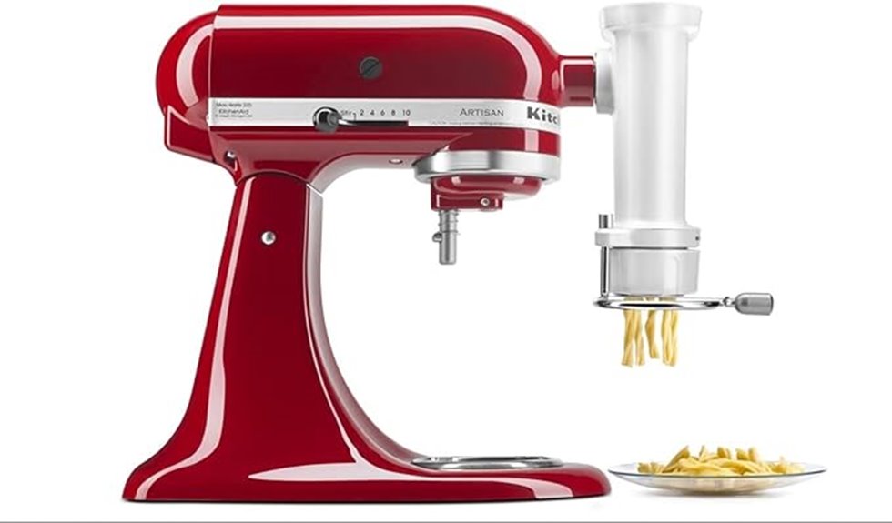 pasta press with plates