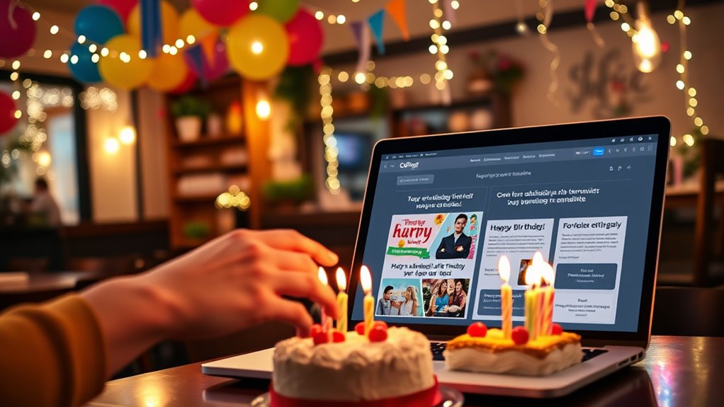 personalized celebration email campaigns