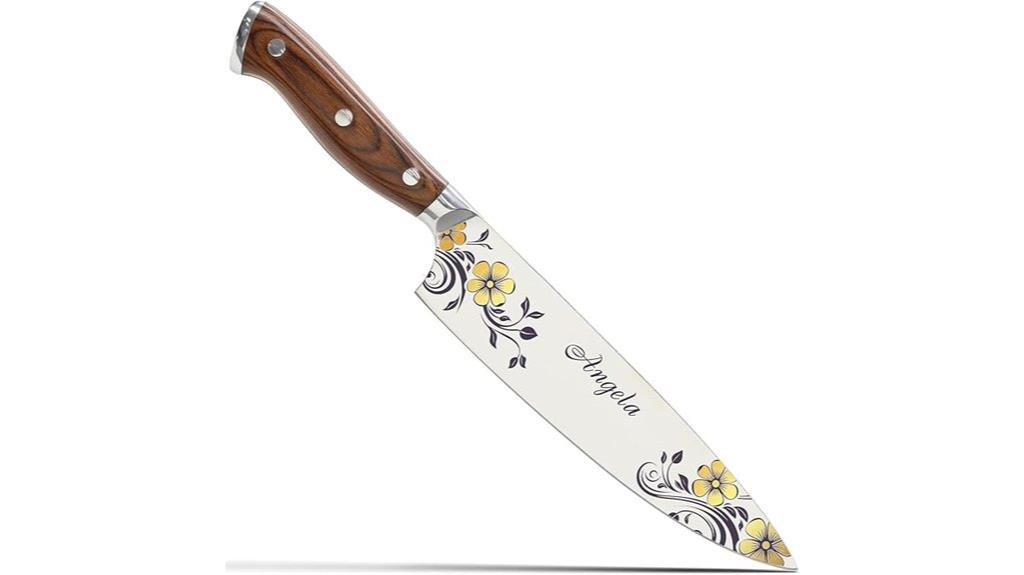 personalized chef knife gift