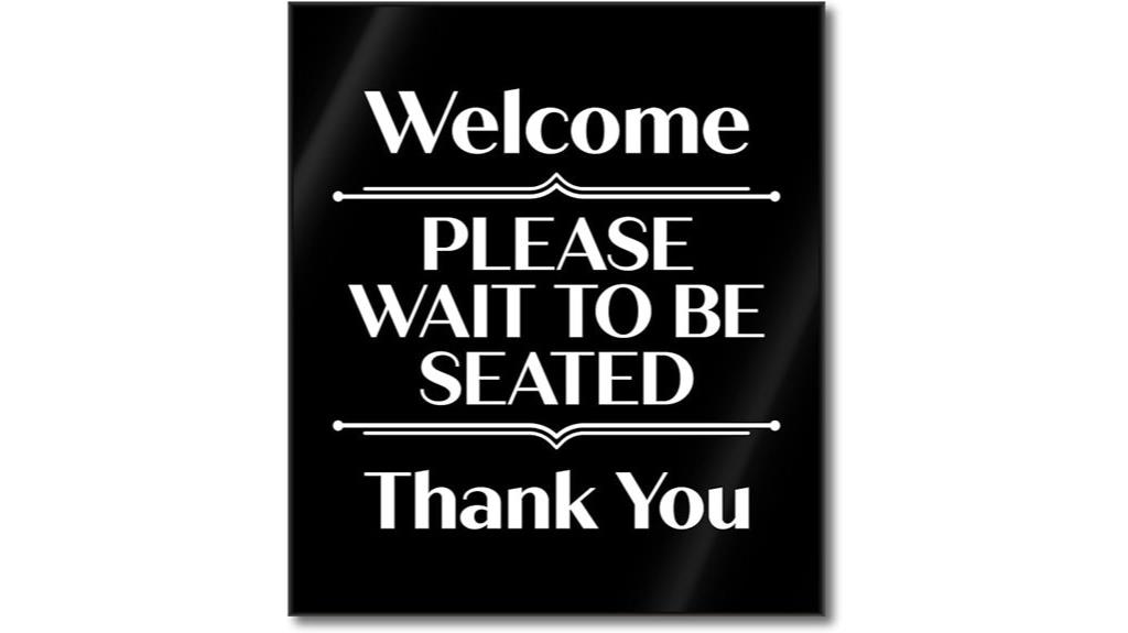 please wait sign