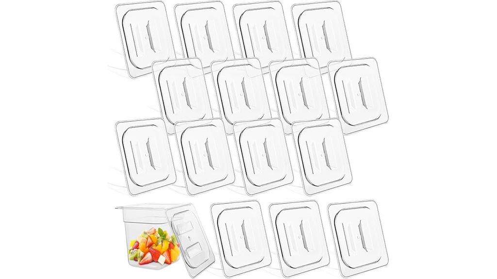 polycarbonate food pan lids