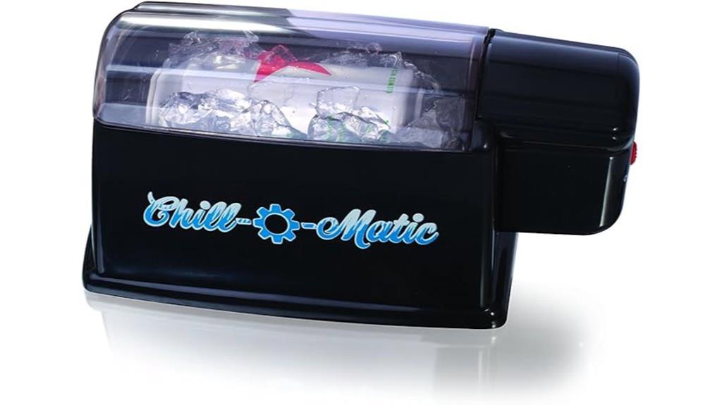 portable beverage cooling device