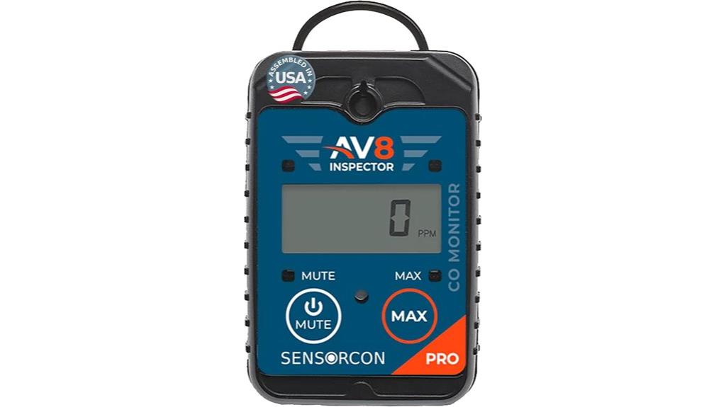 portable carbon monoxide detector