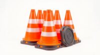 portable compact safety cones