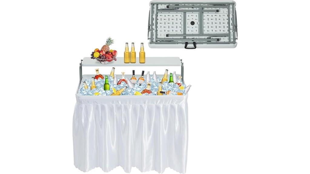 portable outdoor ice cooler