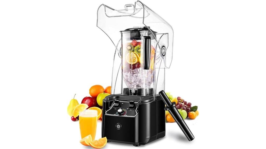 powerful 2200w blender capacity