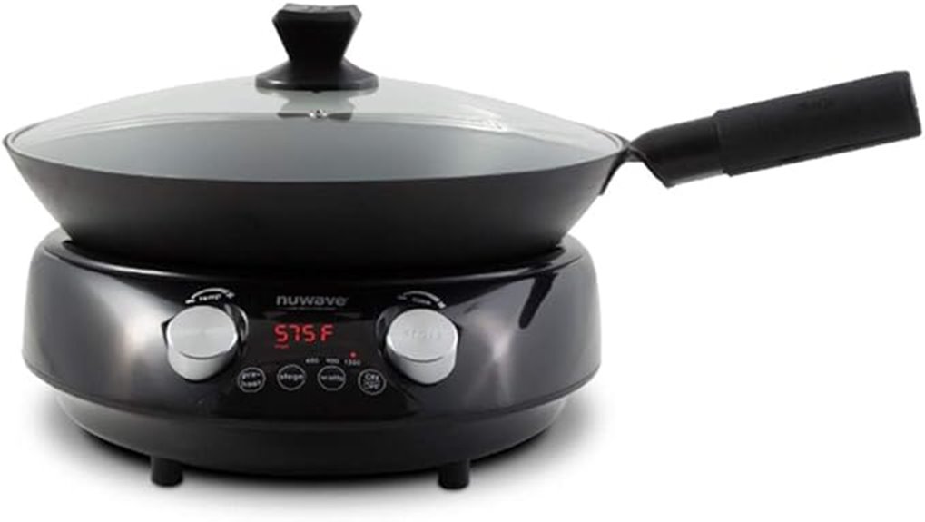 precise temperature control wok