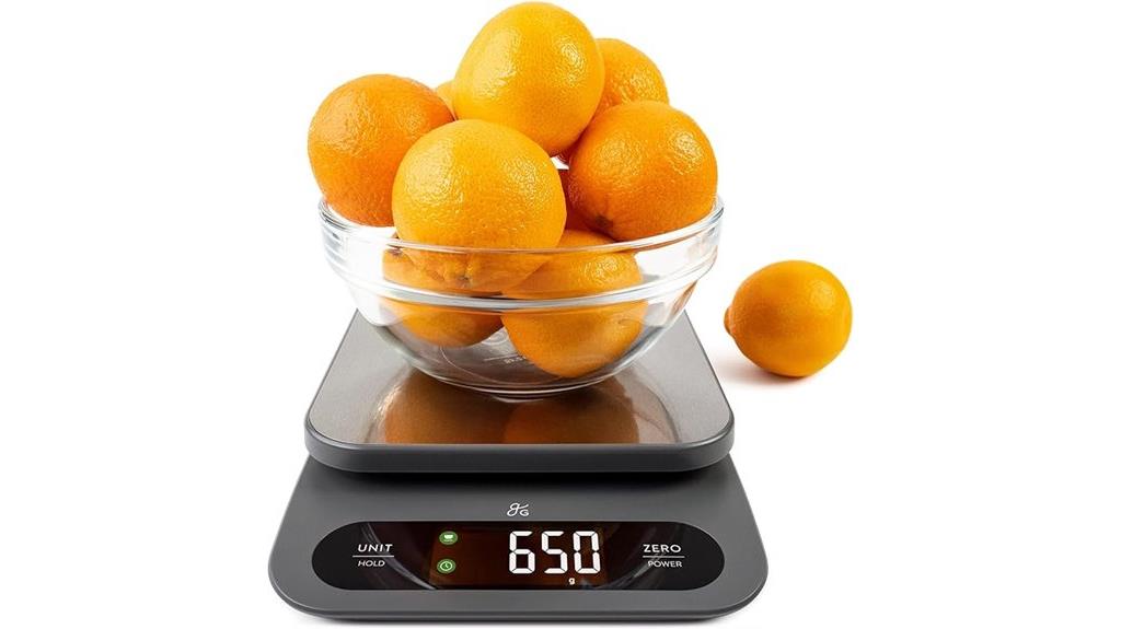 precise touch enabled food scale