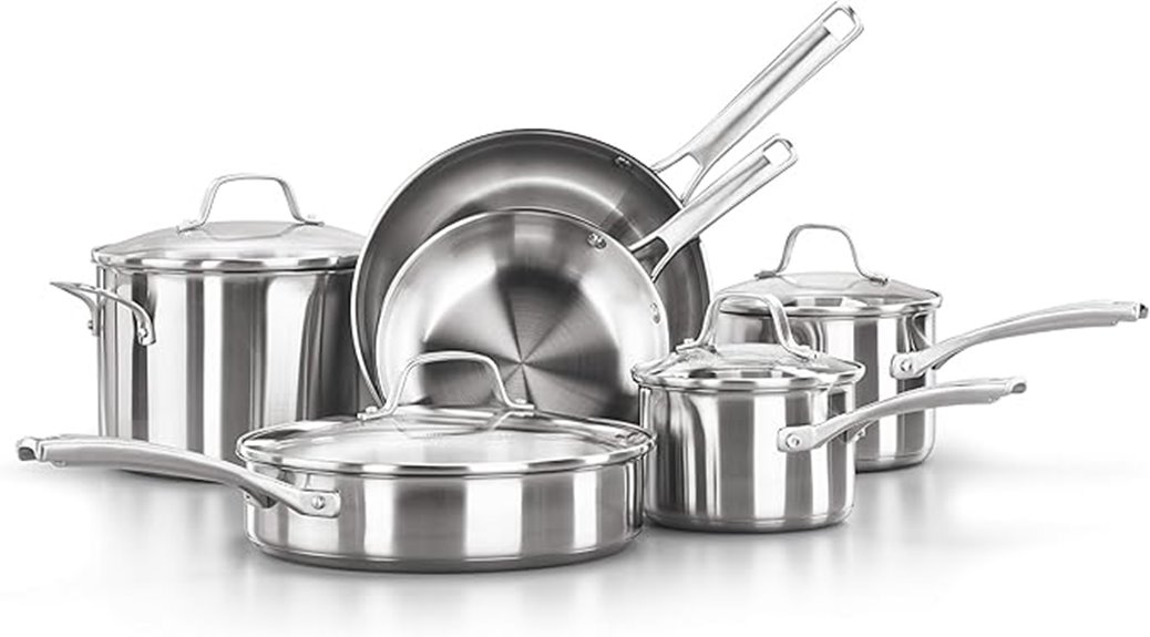 premium stainless steel cookware