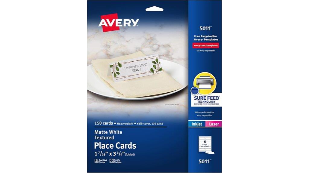 printable avery place cards