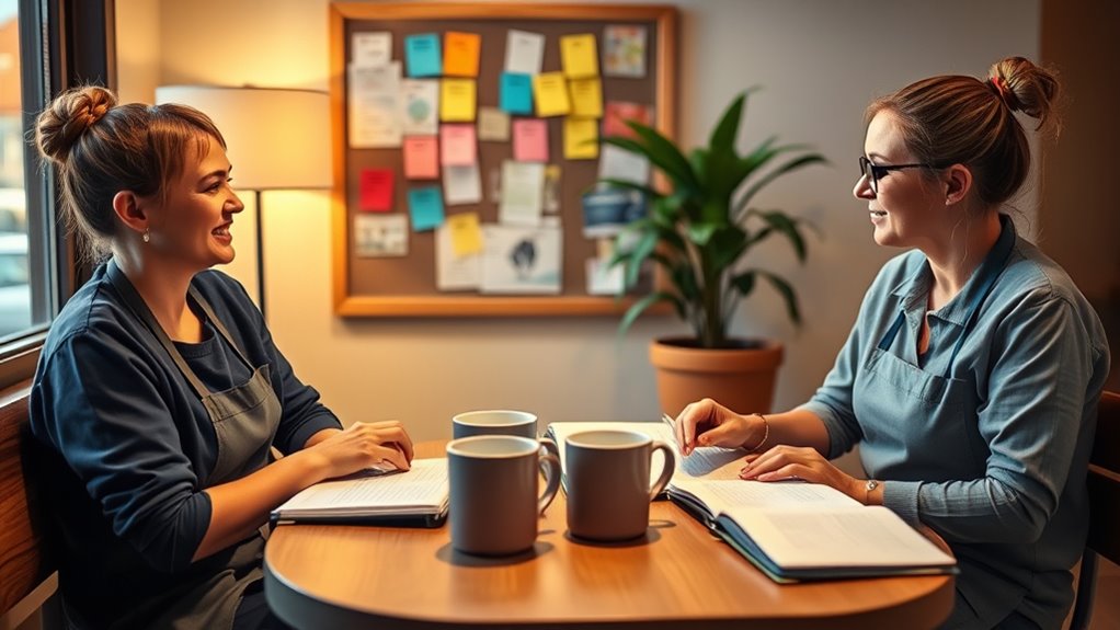 promote open peer support