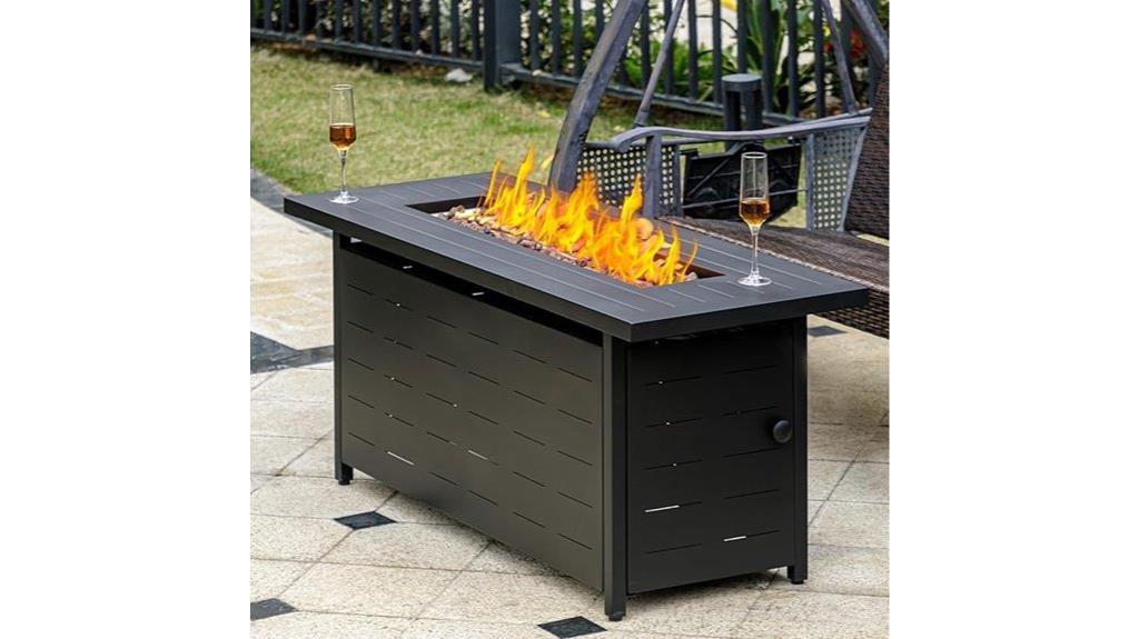 propane fire pit table