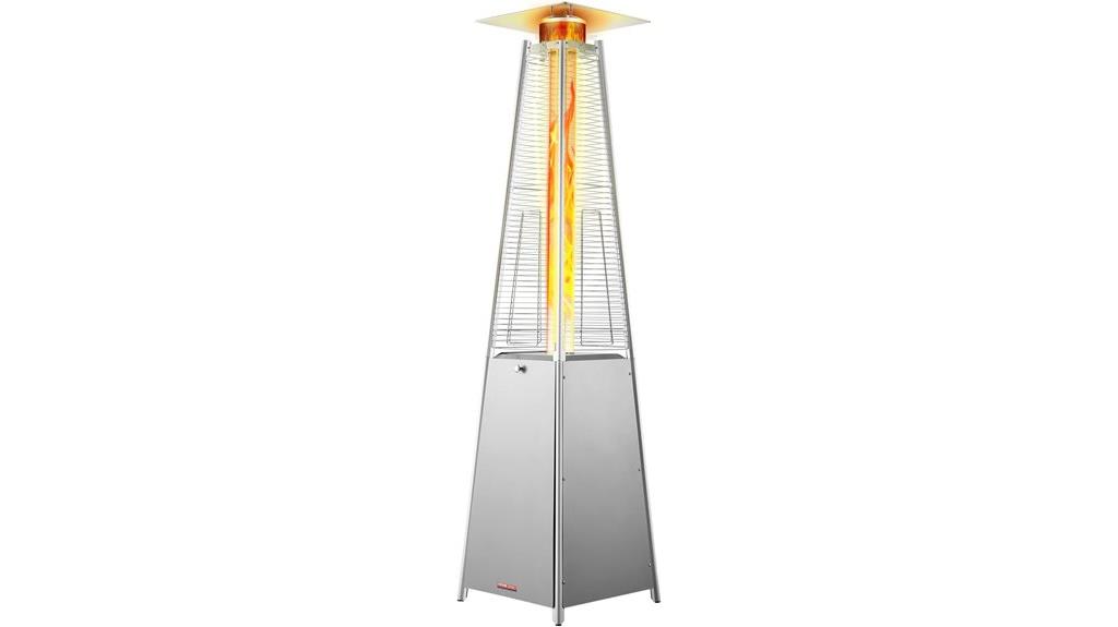 propane pyramid patio heater