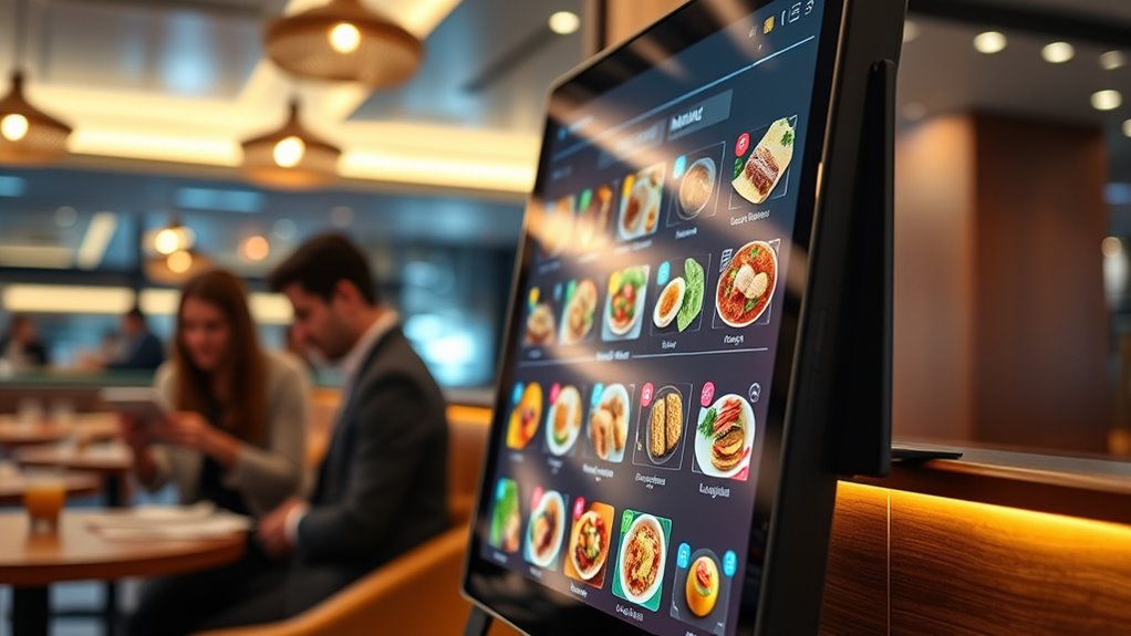 real time personalized menu updates