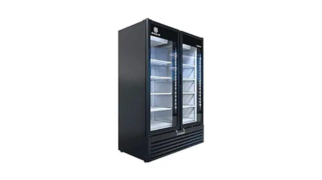 refrigerated glass door merchandiser