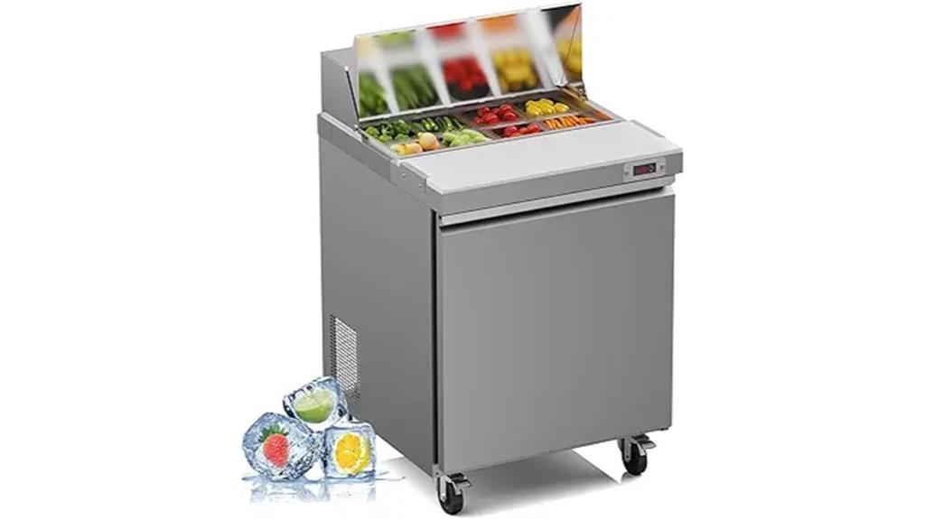 refrigerated sandwich salad station