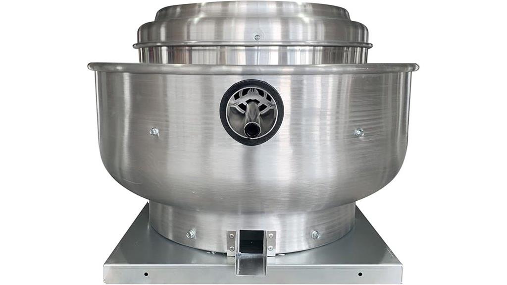 restaurant canopy exhaust fan