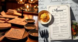 restaurant menu photography comparison
