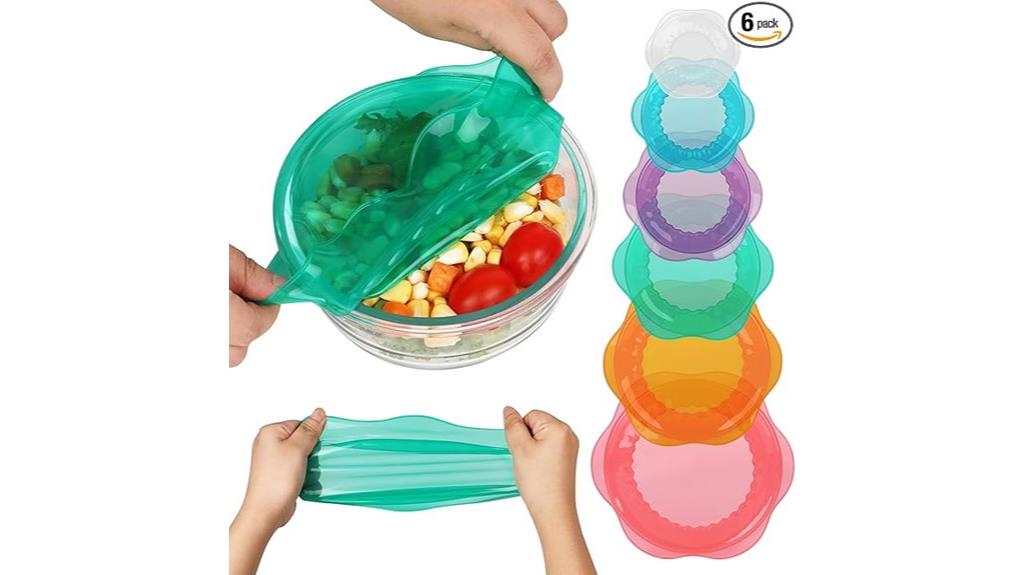 reusable silicone food lids