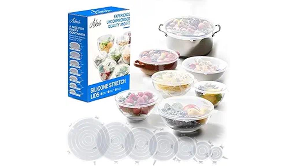 reusable silicone food lids