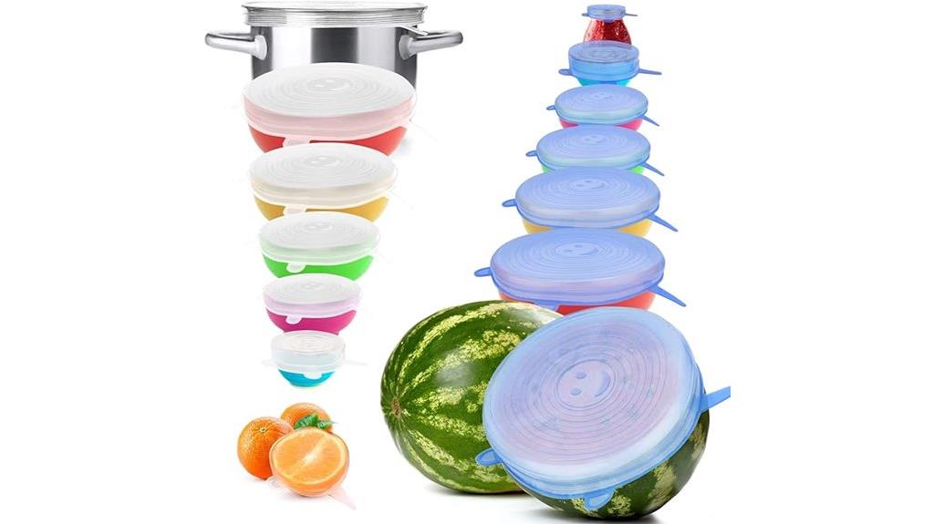 reusable silicone stretch lids