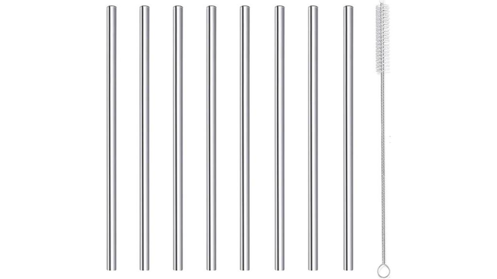 reusable stainless steel straws