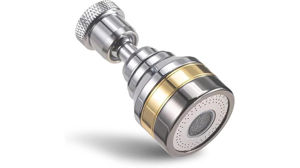 rotating swivel faucet aerator