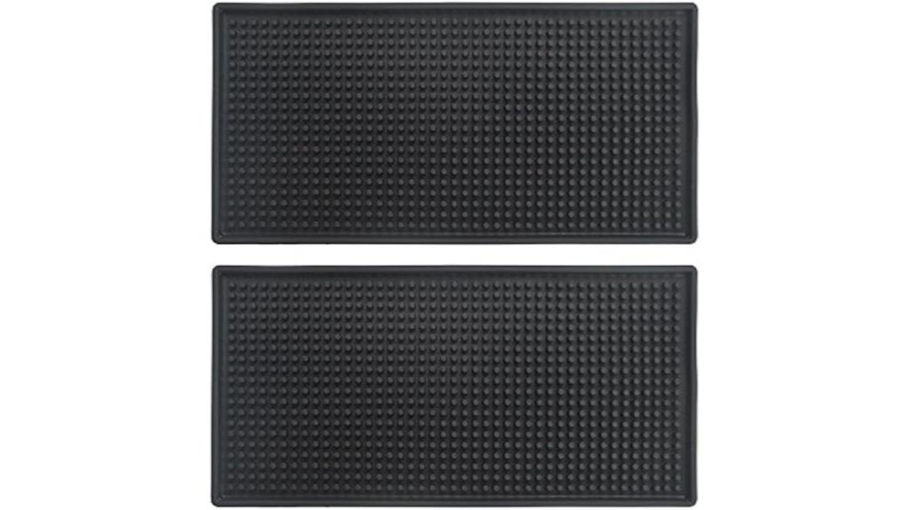 rubber spill mat set