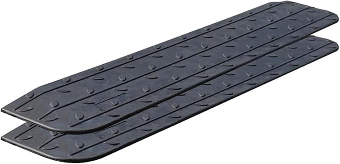 rubber wheelchair threshold ramp
