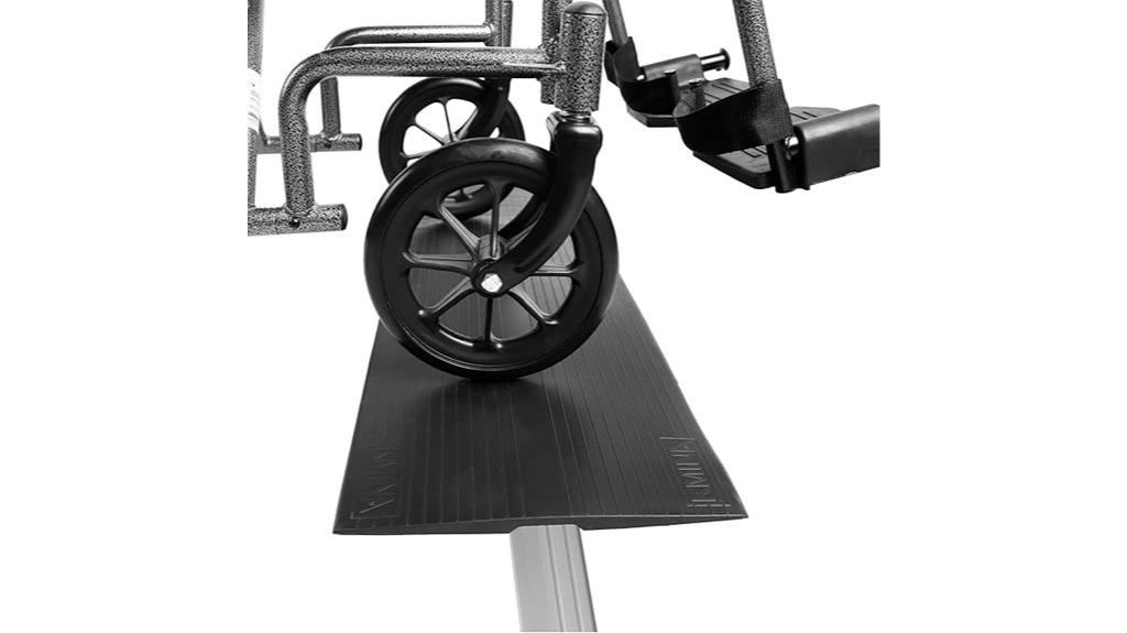rubber wheelchair threshold ramp