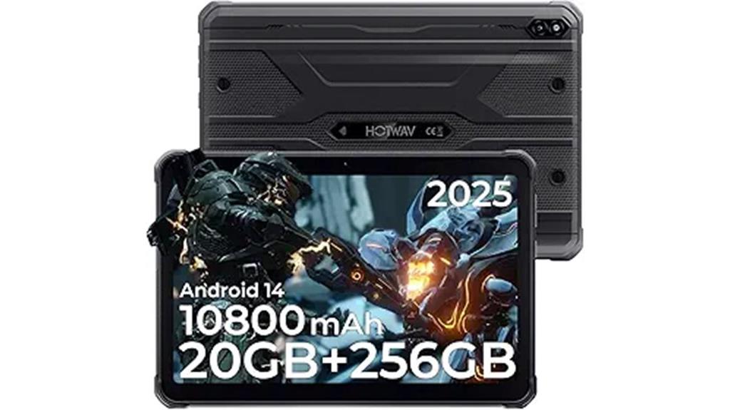 rugged 10 1 inch tablet