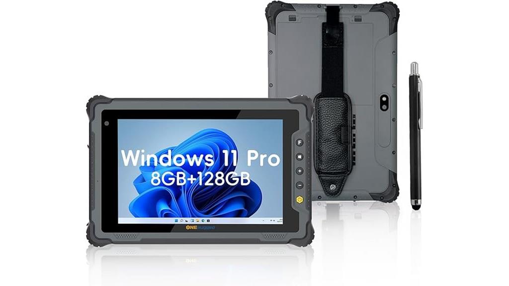 rugged 8 inch windows tablet
