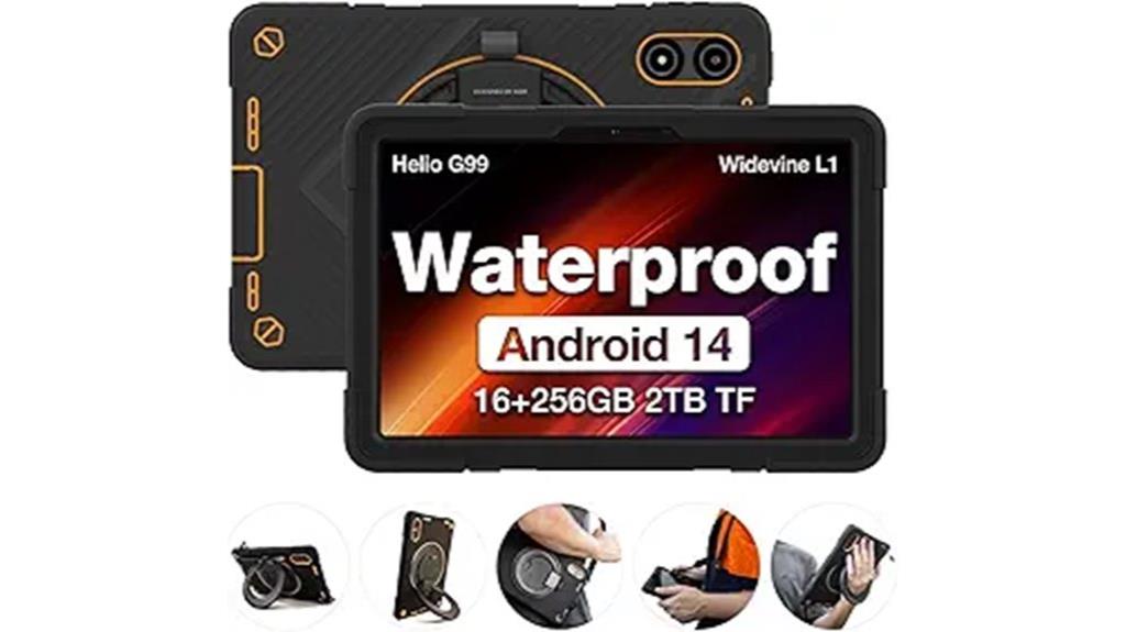 rugged android 14 tablet