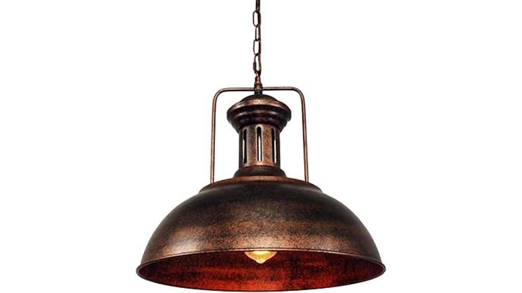 rustic industrial nautical pendant