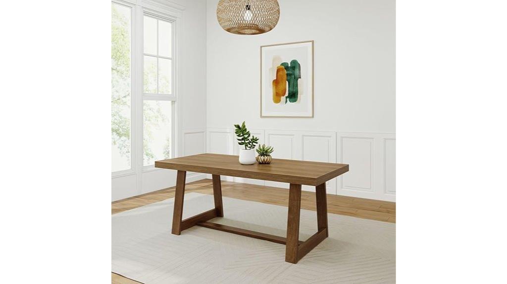 rustic solid wood dining