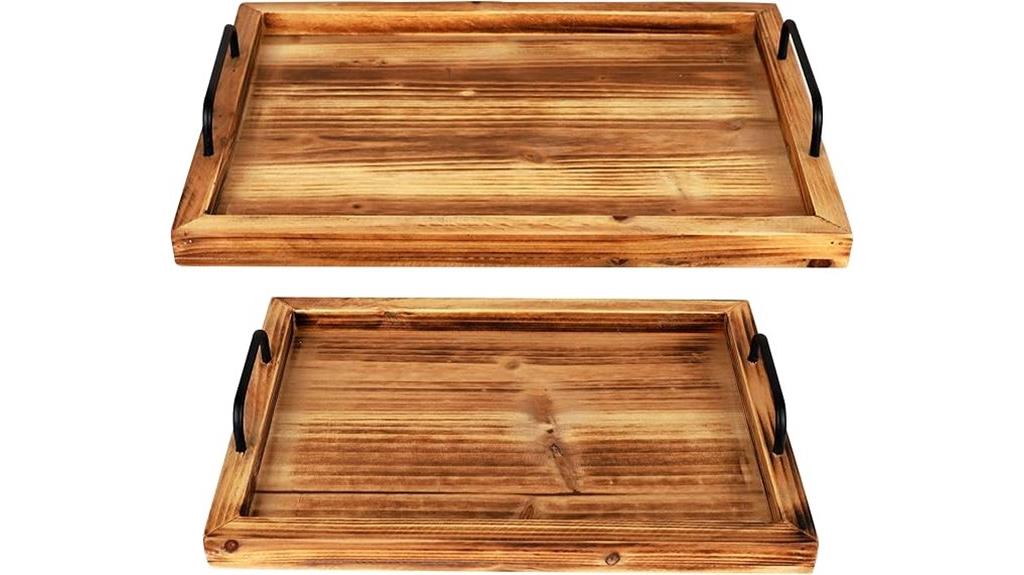 rustic vintage serving trays