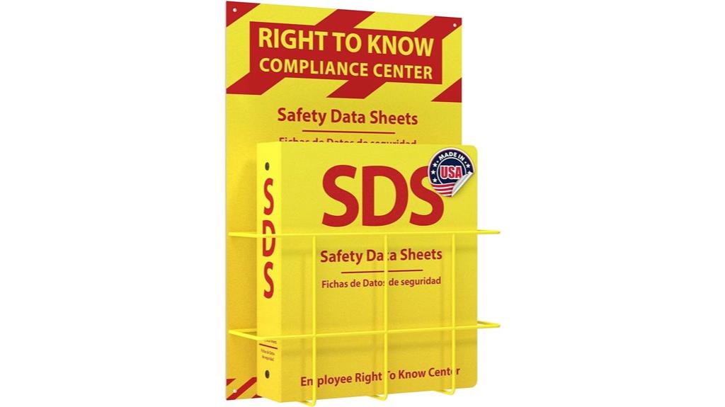 safety data sheet binder