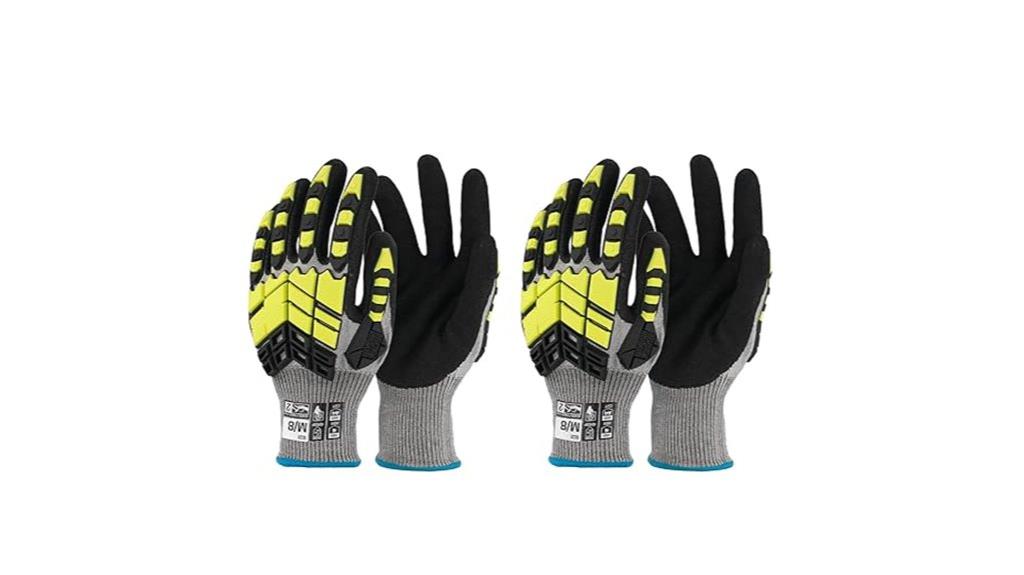 safety gloves with impact protection