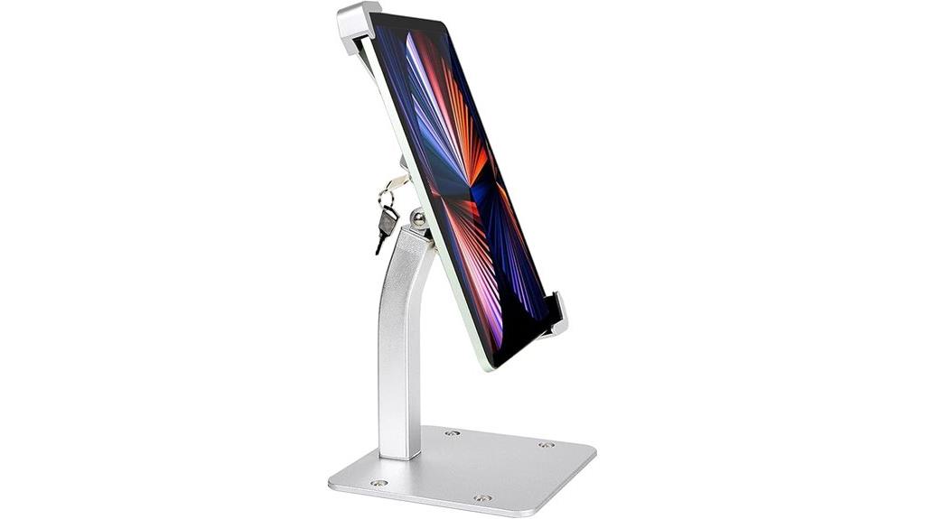 secure desktop tablet mount