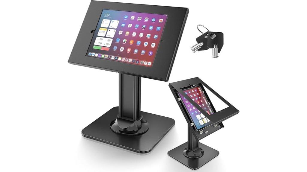 secure ipad display stand