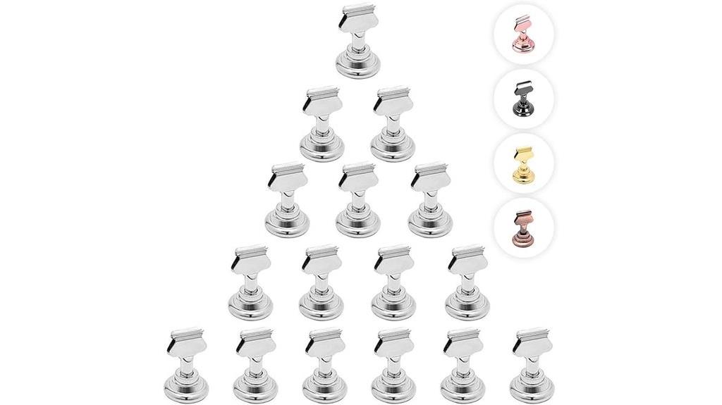 set of 16 table holders