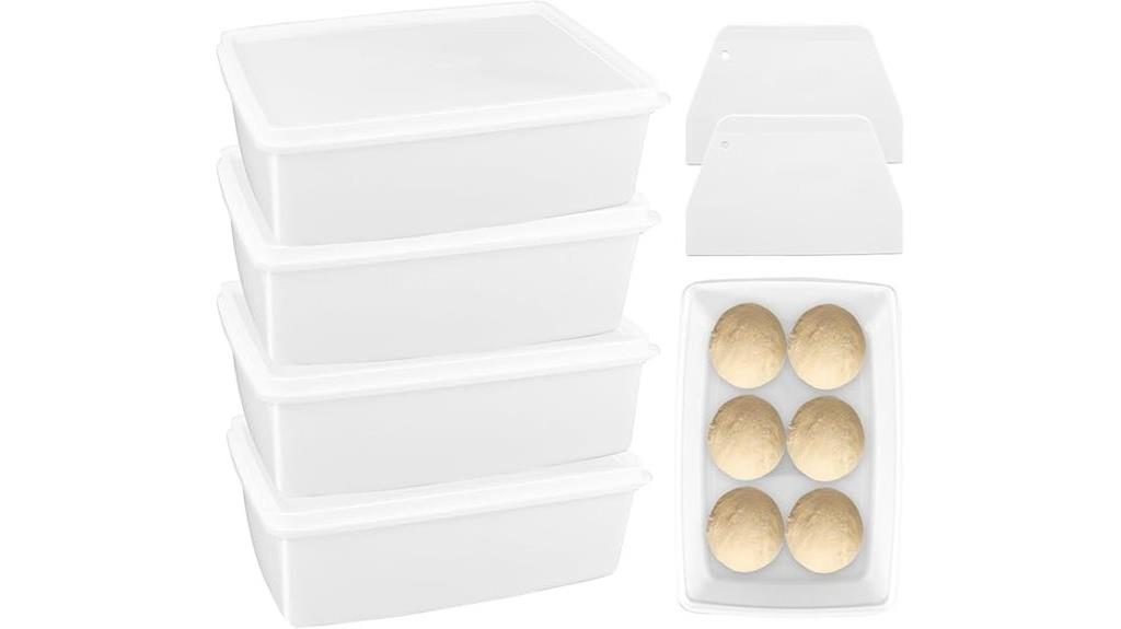 set of four proofing boxes