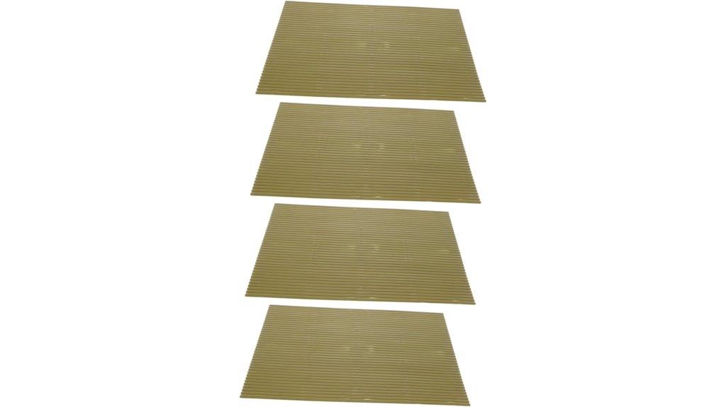 set of four sushi rolling mats