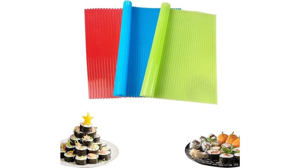 set of three mats