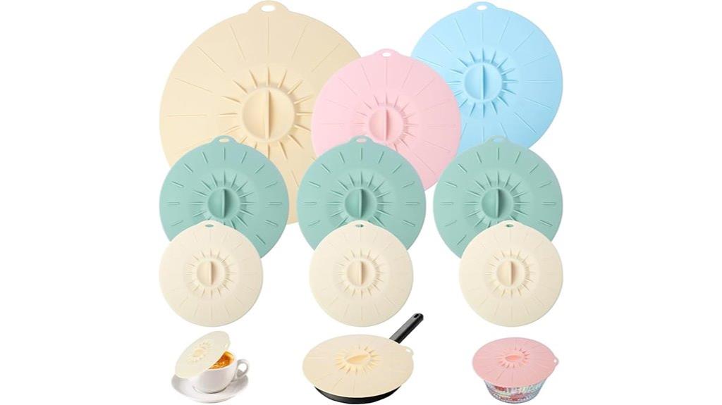 silicone lids for kitchen